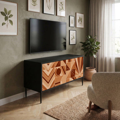 PRISM MOSAIC Mueble de TV Compacto de 2 puertas