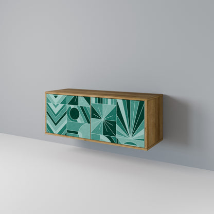 HARMONIC GRID Mueble de TV Compacto de 2 puertas