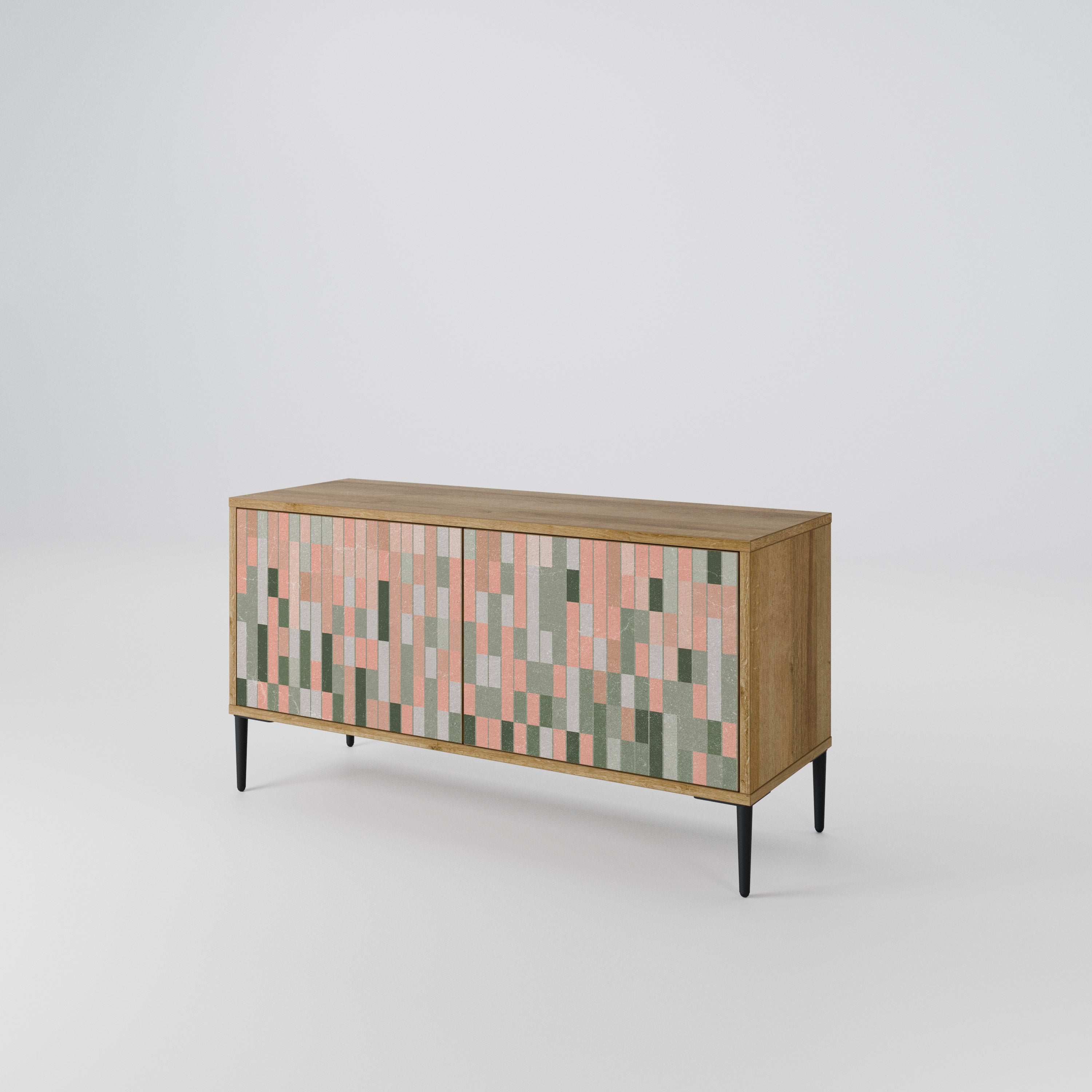 BUILDING THE FUTURE Compact 2-Door TV Cabinet