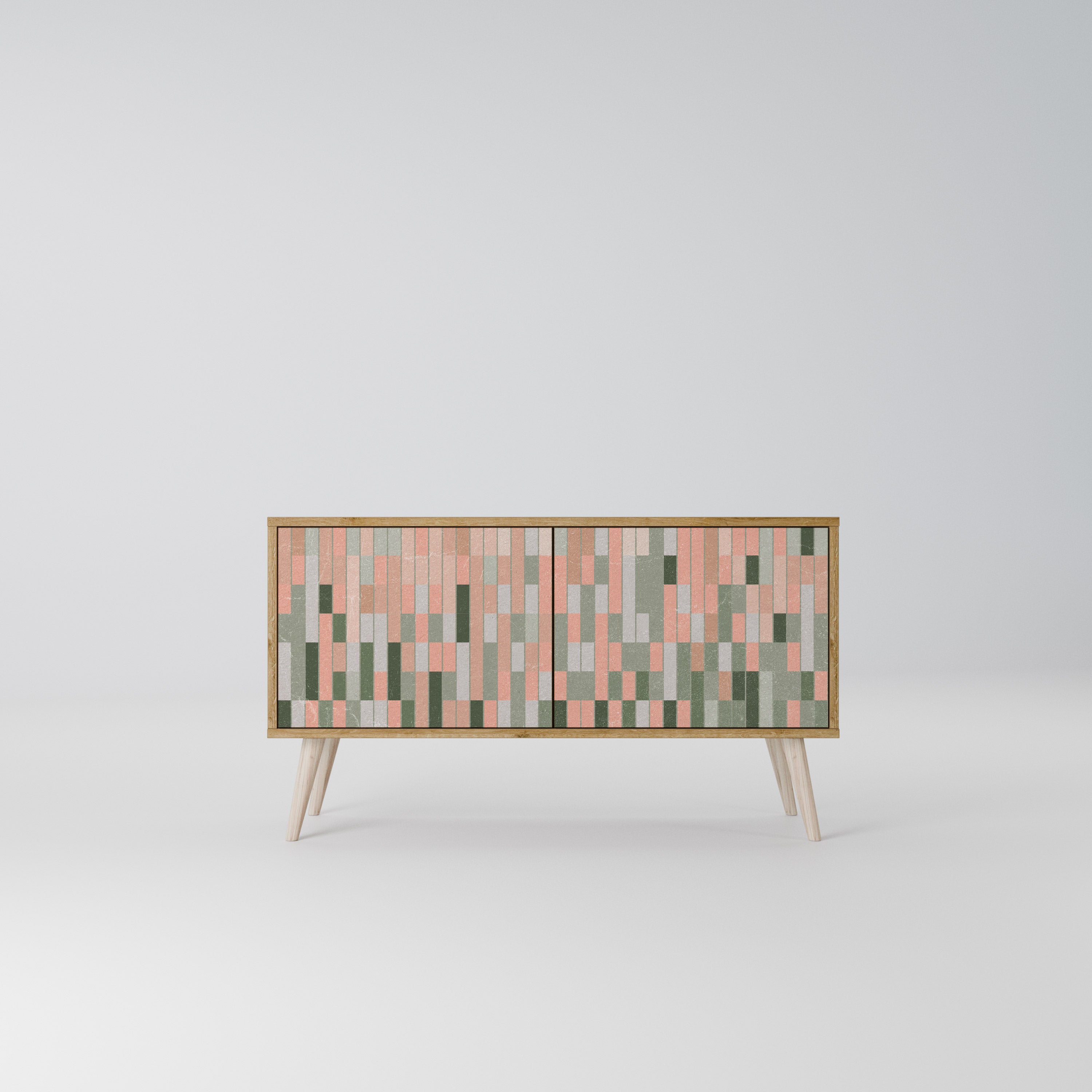 BUILDING THE FUTURE Mueble de TV Compacto de 2 puertas