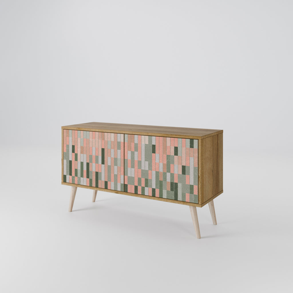 BUILDING THE FUTURE Mueble de TV Compacto de 2 puertas