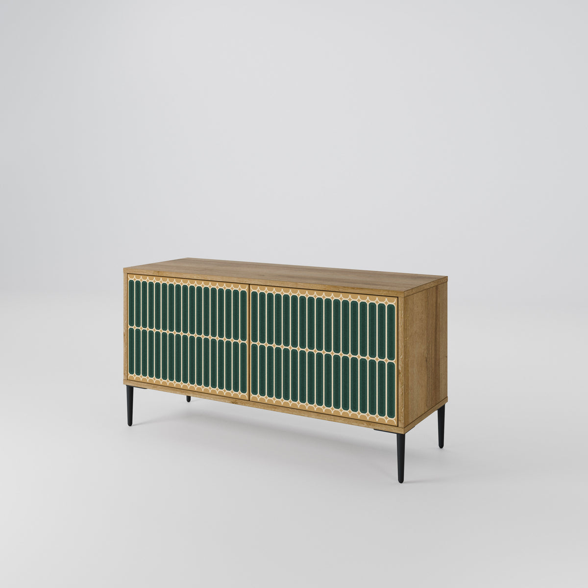 ILUSION GATE Mueble de TV Compacto de 2 puertas