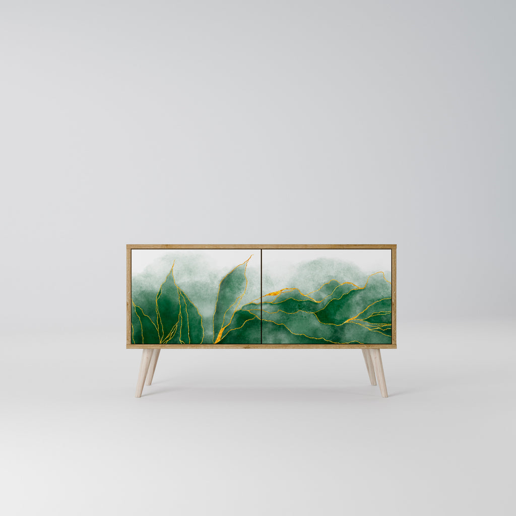 EXPENSIVE NATURE Mueble de TV Compacto de 2 puertas