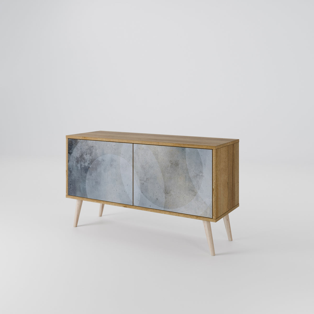 MUTED ARC Mueble de TV Compacto de 2 puertas