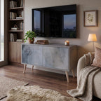 MUTED ARC Mueble de TV Compacto de 2 puertas