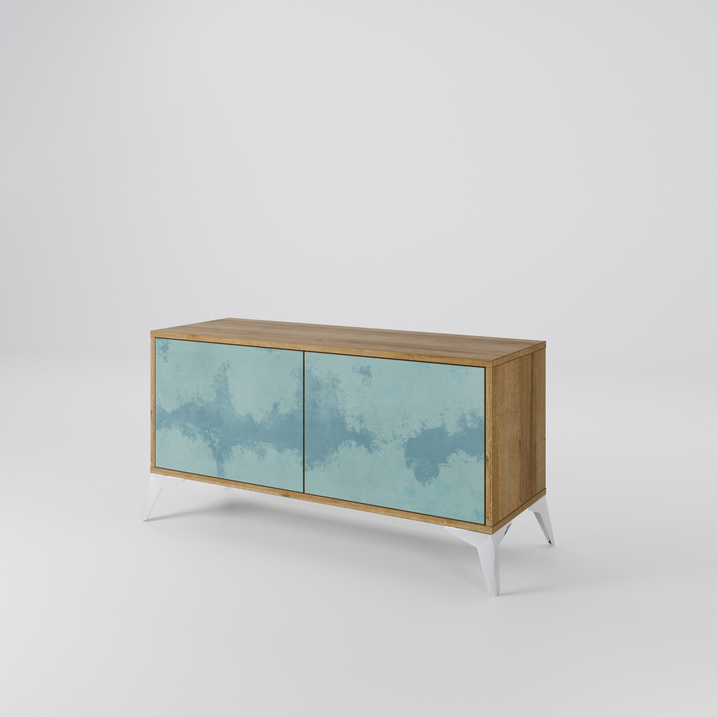 SKY WASH Compact 2-Door TV Cabinet