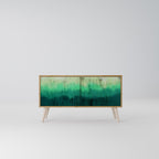 NORTHERN LIGHTS Mueble de TV Compacto de 2 puertas