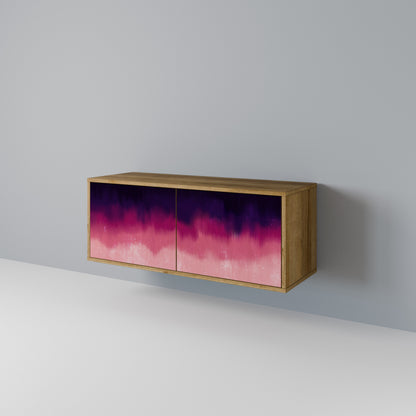 AURORA BOREALIS Mueble de TV Compacto de 2 puertas