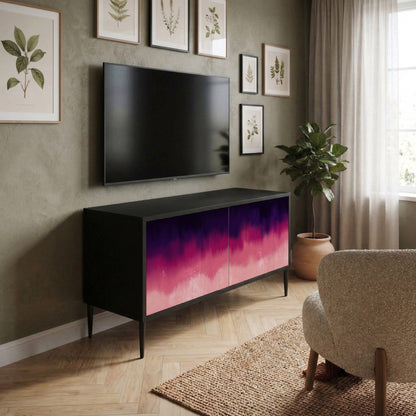 AURORA BOREALIS Mueble de TV Compacto de 2 puertas