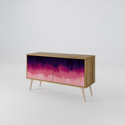 AURORA BOREALIS Mueble de TV Compacto de 2 puertas