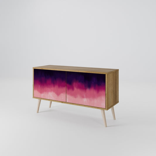 AURORA BOREALIS Mueble de TV Compacto de 2 puertas
