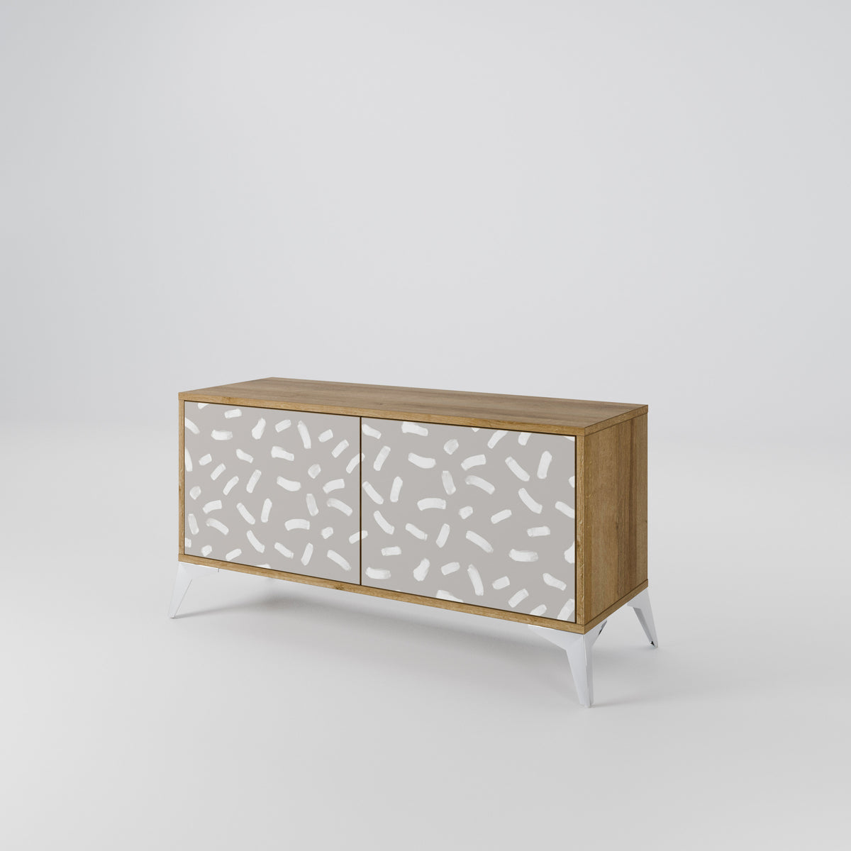 PASSING SECONDS Mueble de TV Compacto de 2 puertas