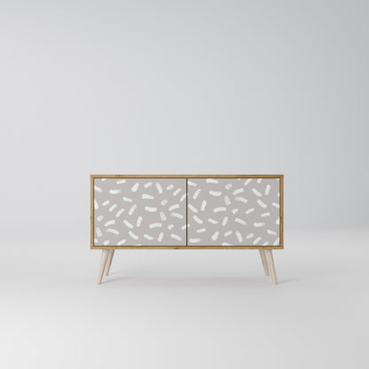 PASSING SECONDS Mueble de TV Compacto de 2 puertas