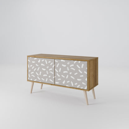 PASSING SECONDS Mueble de TV Compacto de 2 puertas