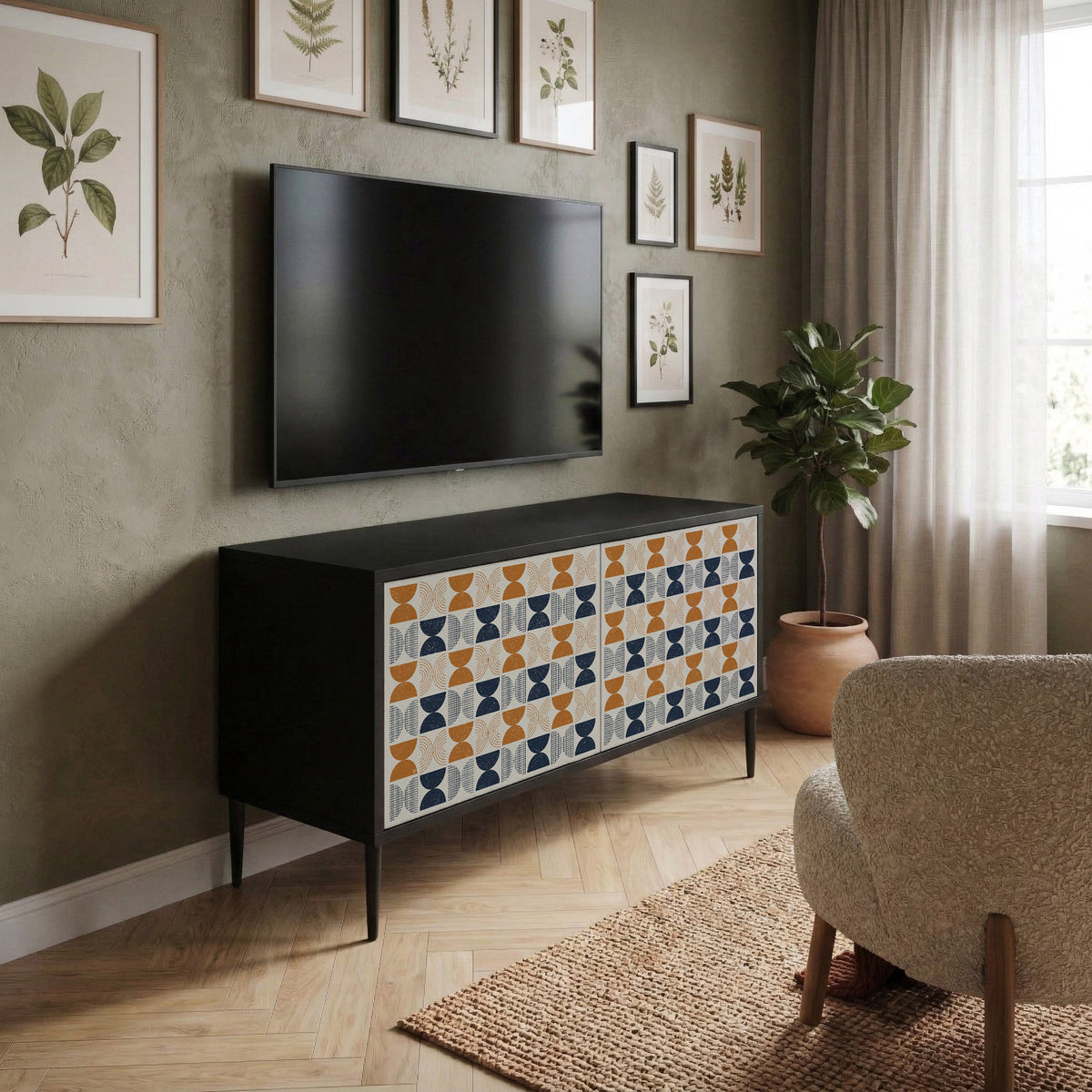 REFLECTION RANGE Mueble de TV Compacto de 2 puertas