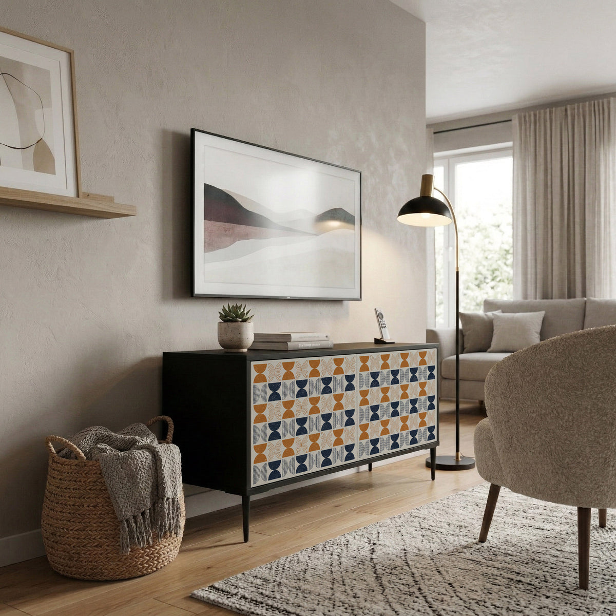 REFLECTION RANGE Mueble de TV Compacto de 2 puertas
