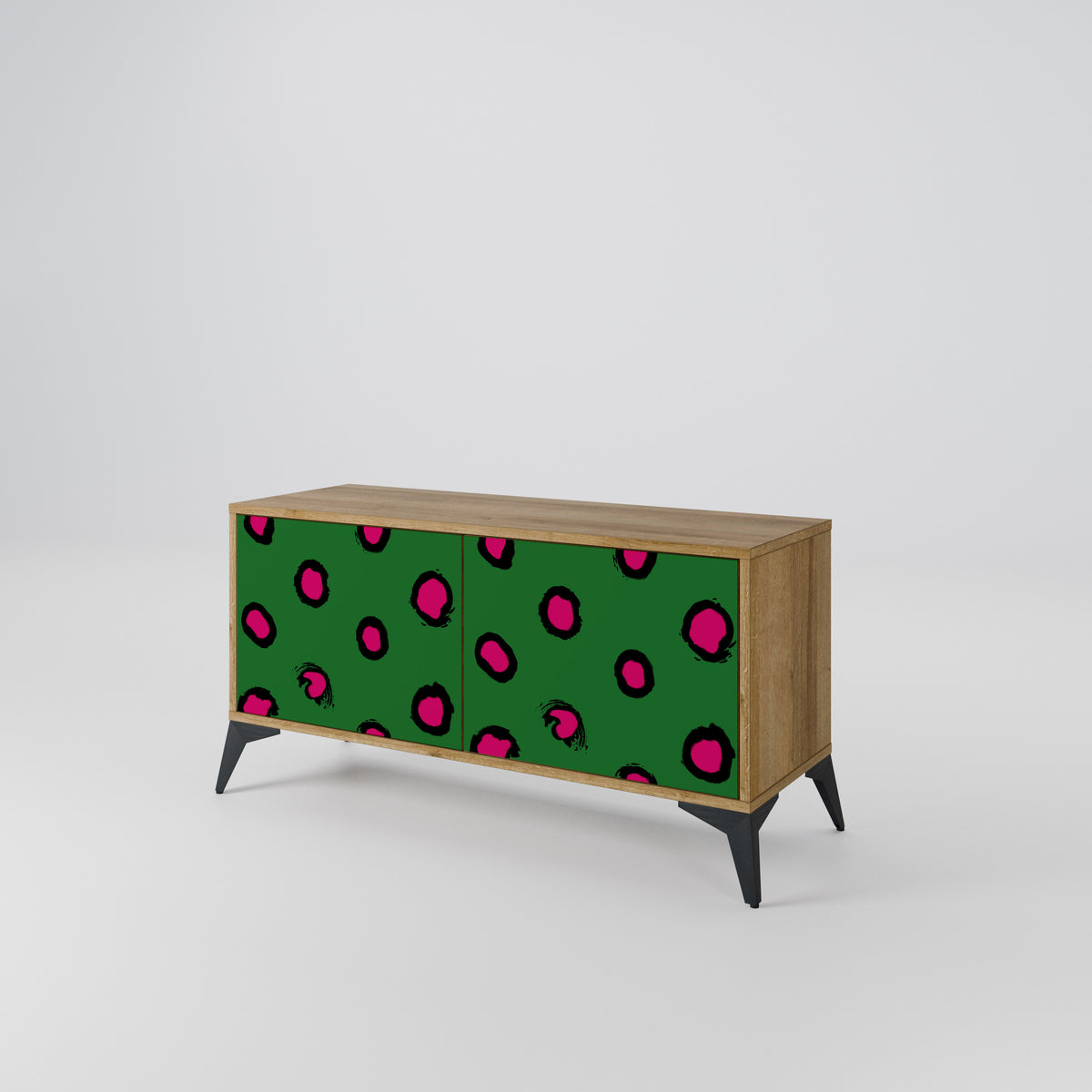 FUNKY SPOTS Mueble de TV Compacto de 2 puertas
