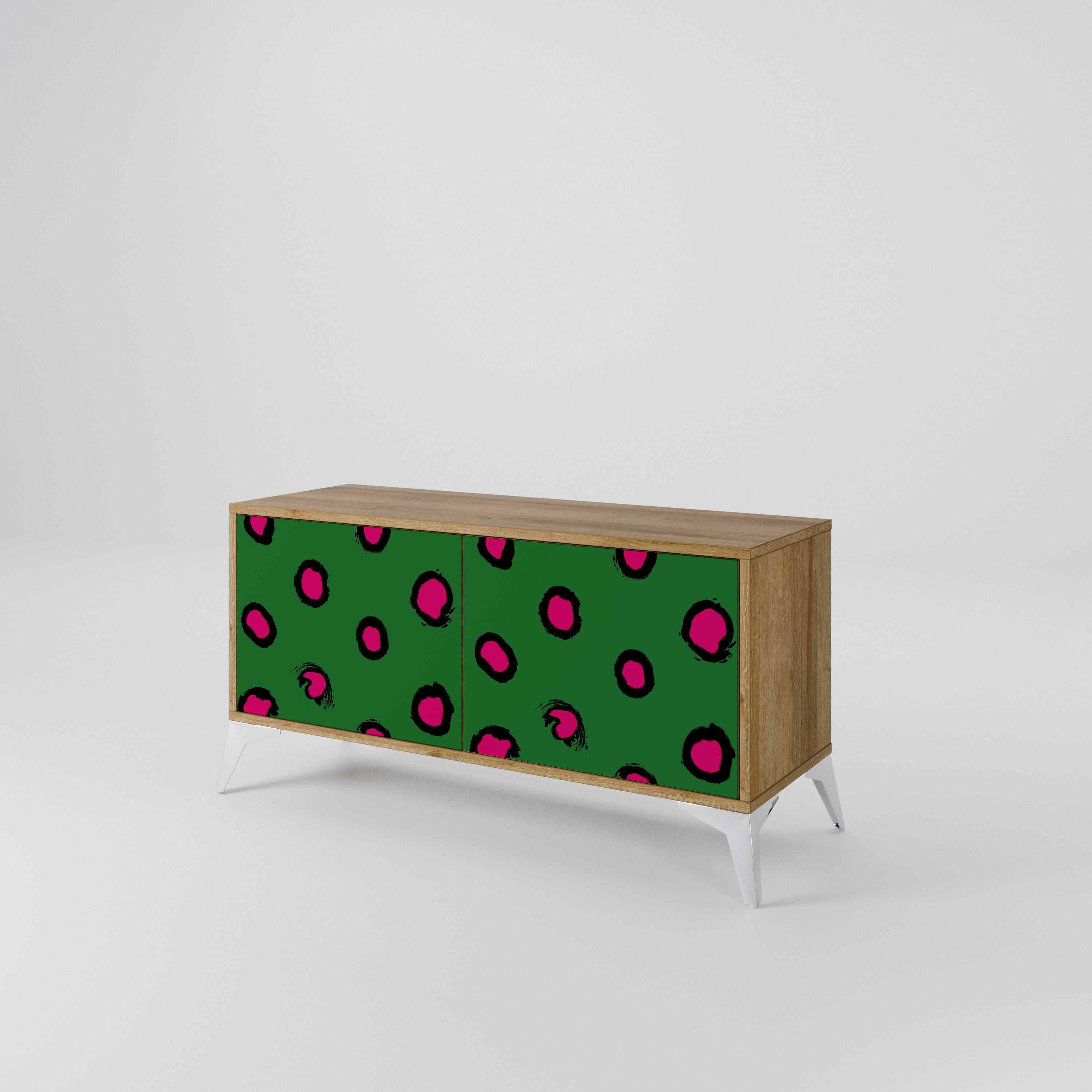 FUNKY SPOTS Mueble de TV Compacto de 2 puertas