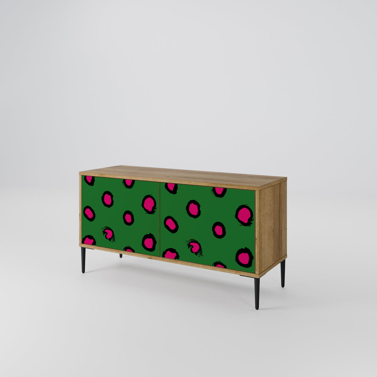 FUNKY SPOTS Mueble de TV Compacto de 2 puertas