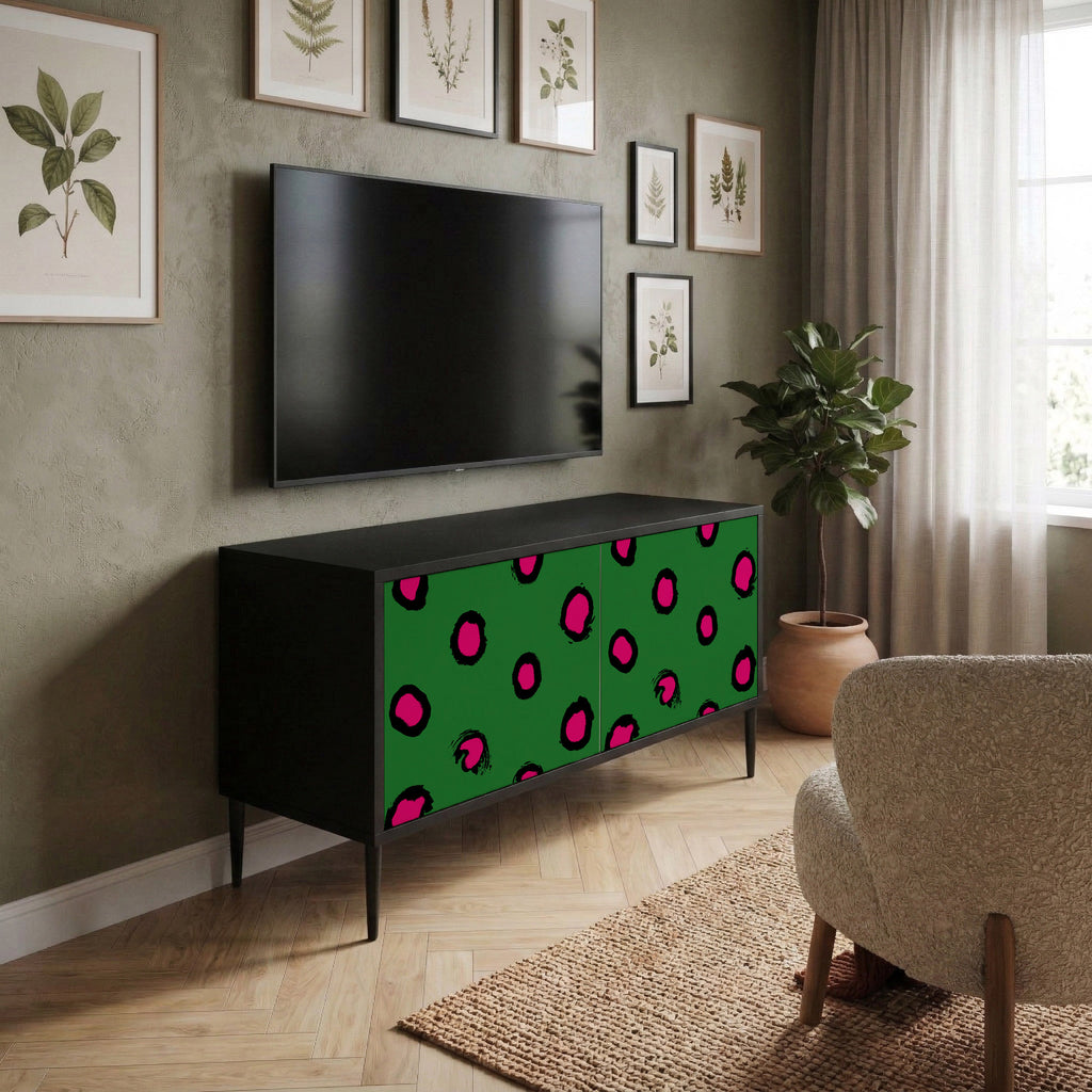 FUNKY SPOTS Mueble de TV Compacto de 2 puertas