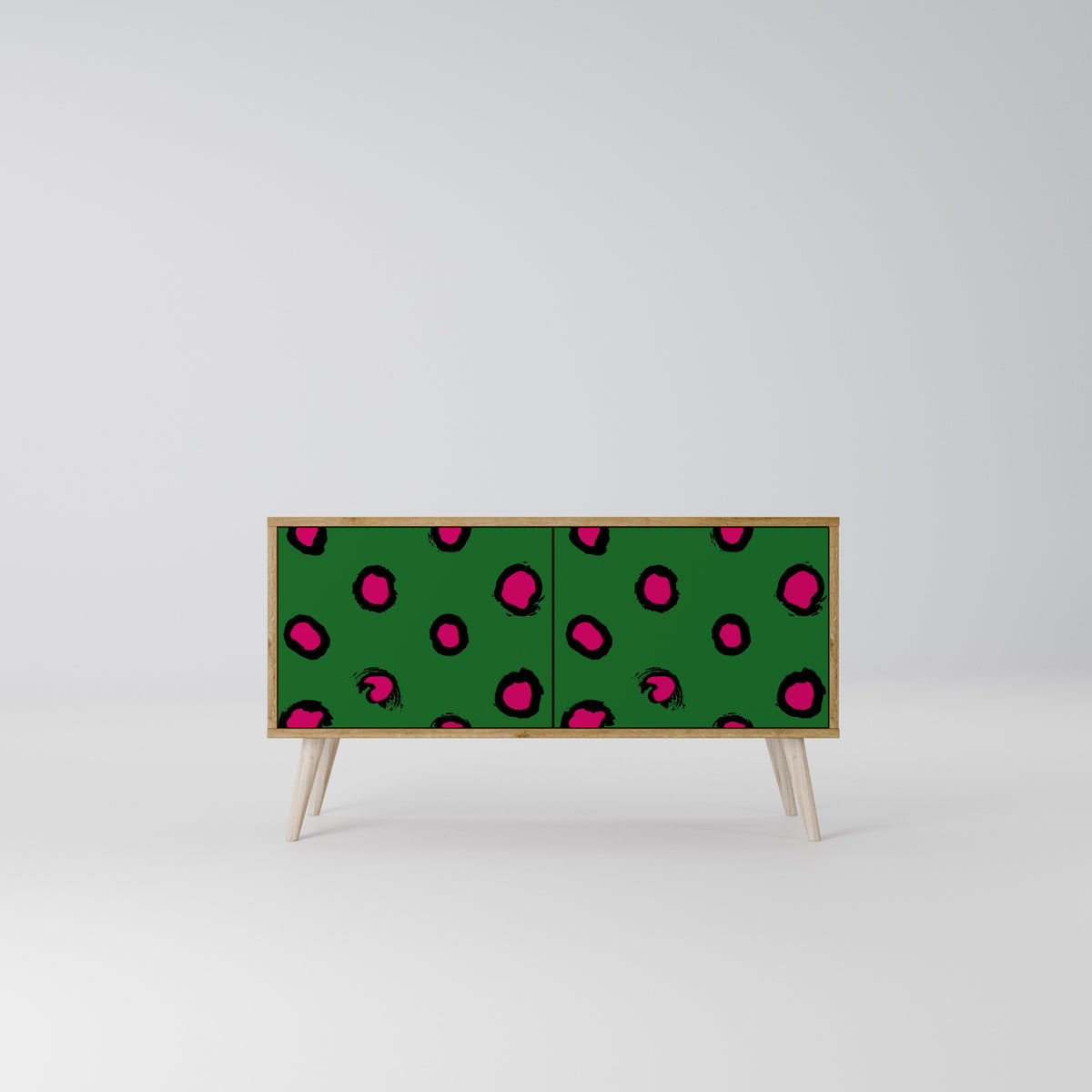 FUNKY SPOTS Mueble de TV Compacto de 2 puertas