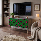 FUNKY SPOTS Mueble de TV Compacto de 2 puertas