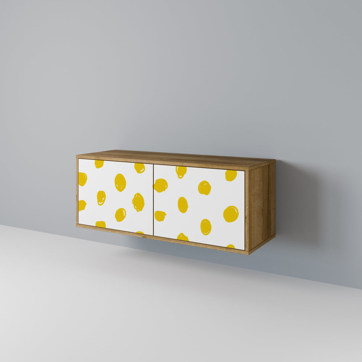 RADIANT REVERIE Mueble de TV Compacto de 2 puertas