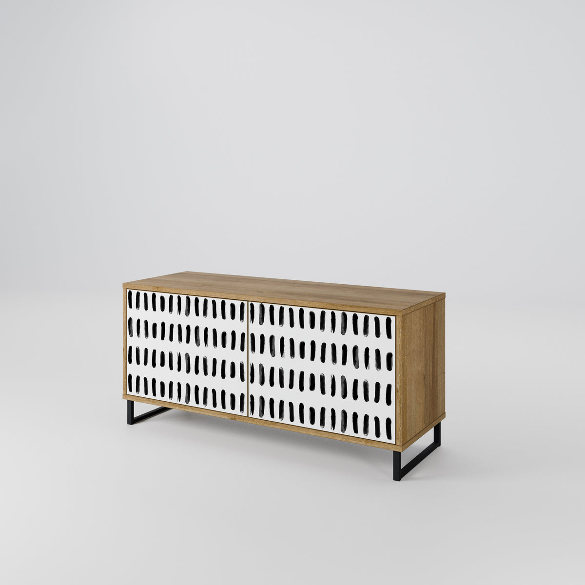 NIGHTY MELODIES Mueble de TV Compacto de 2 puertas