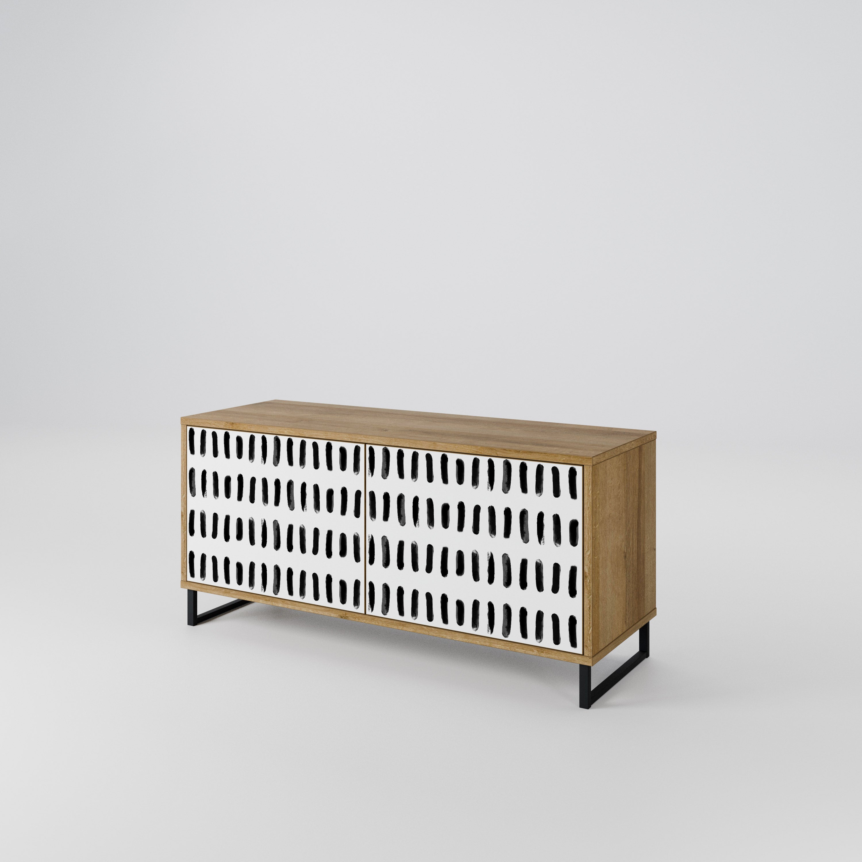 NIGHTY MELODIES Mueble de TV Compacto de 2 puertas