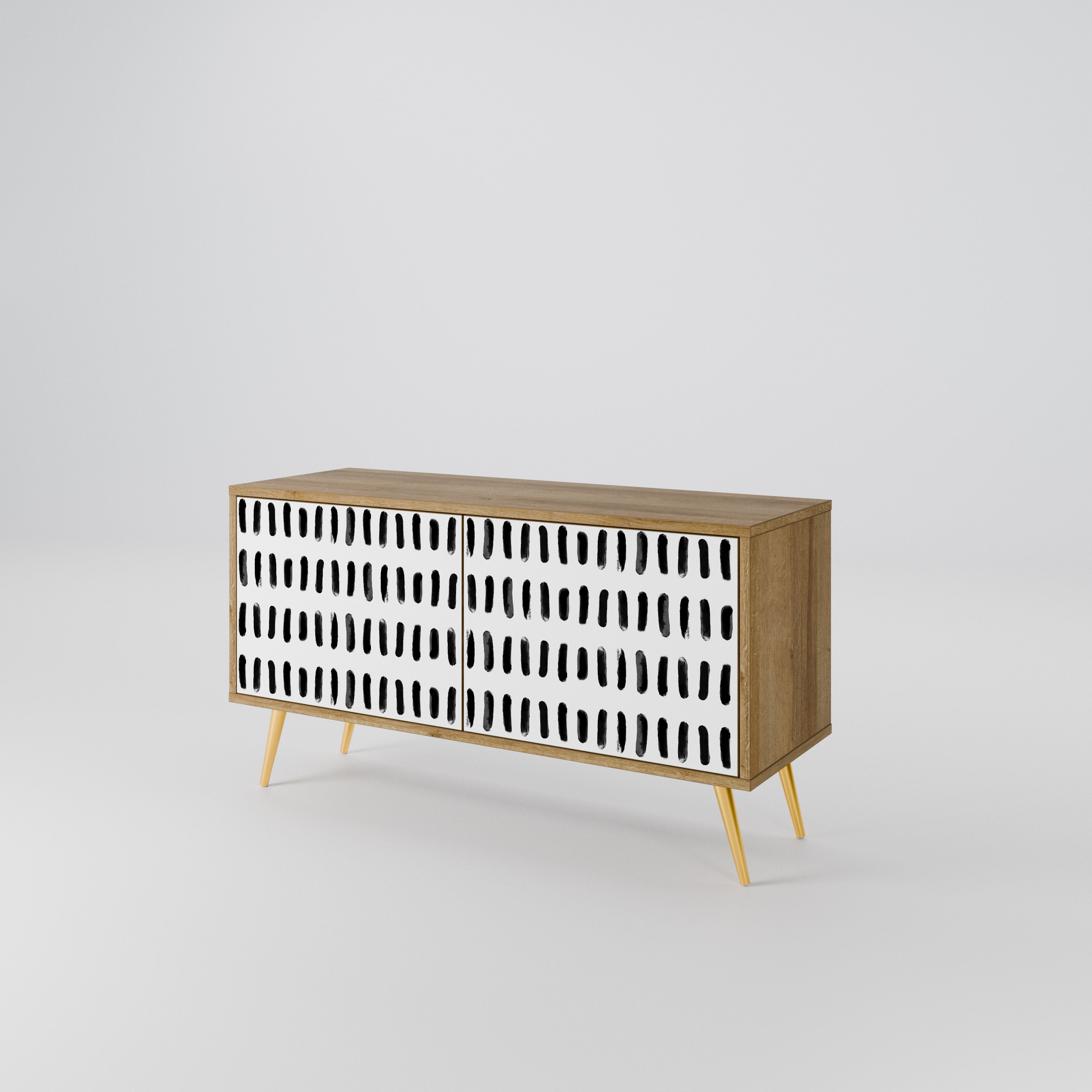 NIGHTY MELODIES Mueble de TV Compacto de 2 puertas