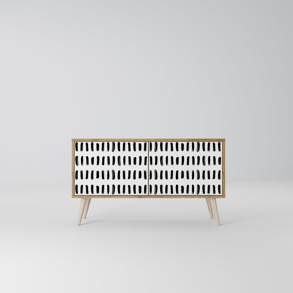 NIGHTY MELODIES Mueble de TV Compacto de 2 puertas