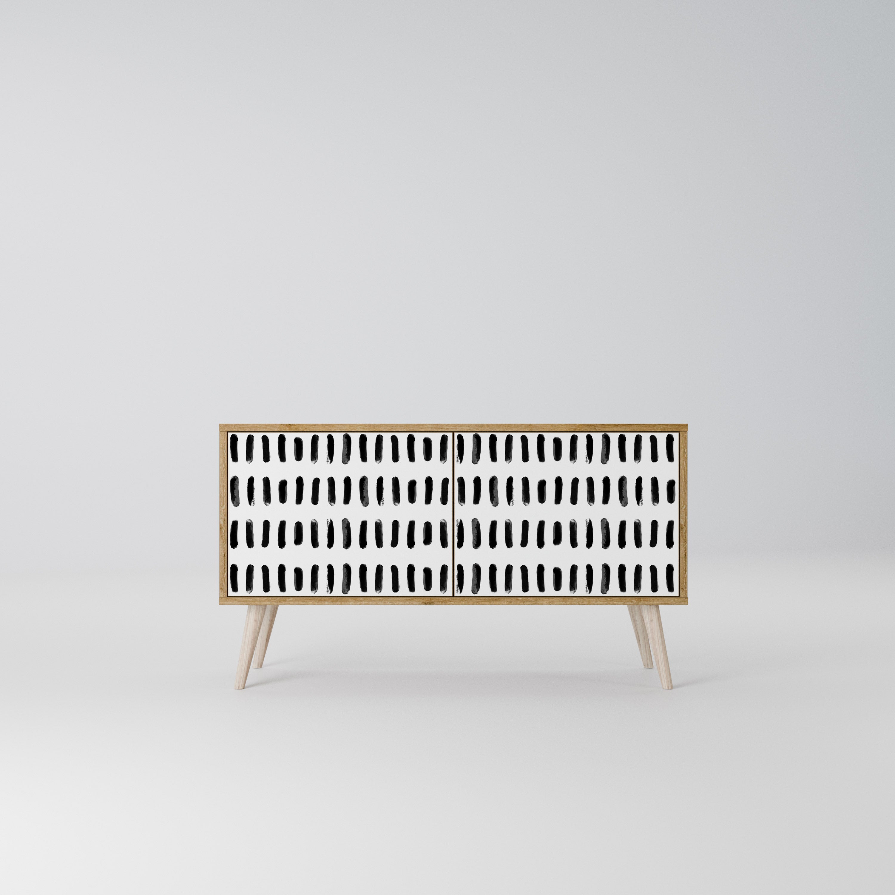 NIGHTY MELODIES Mueble de TV Compacto de 2 puertas