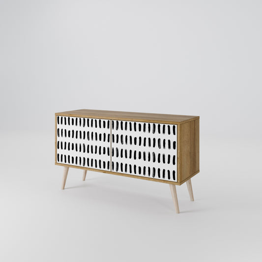 NIGHTY MELODIES Mueble de TV Compacto de 2 puertas