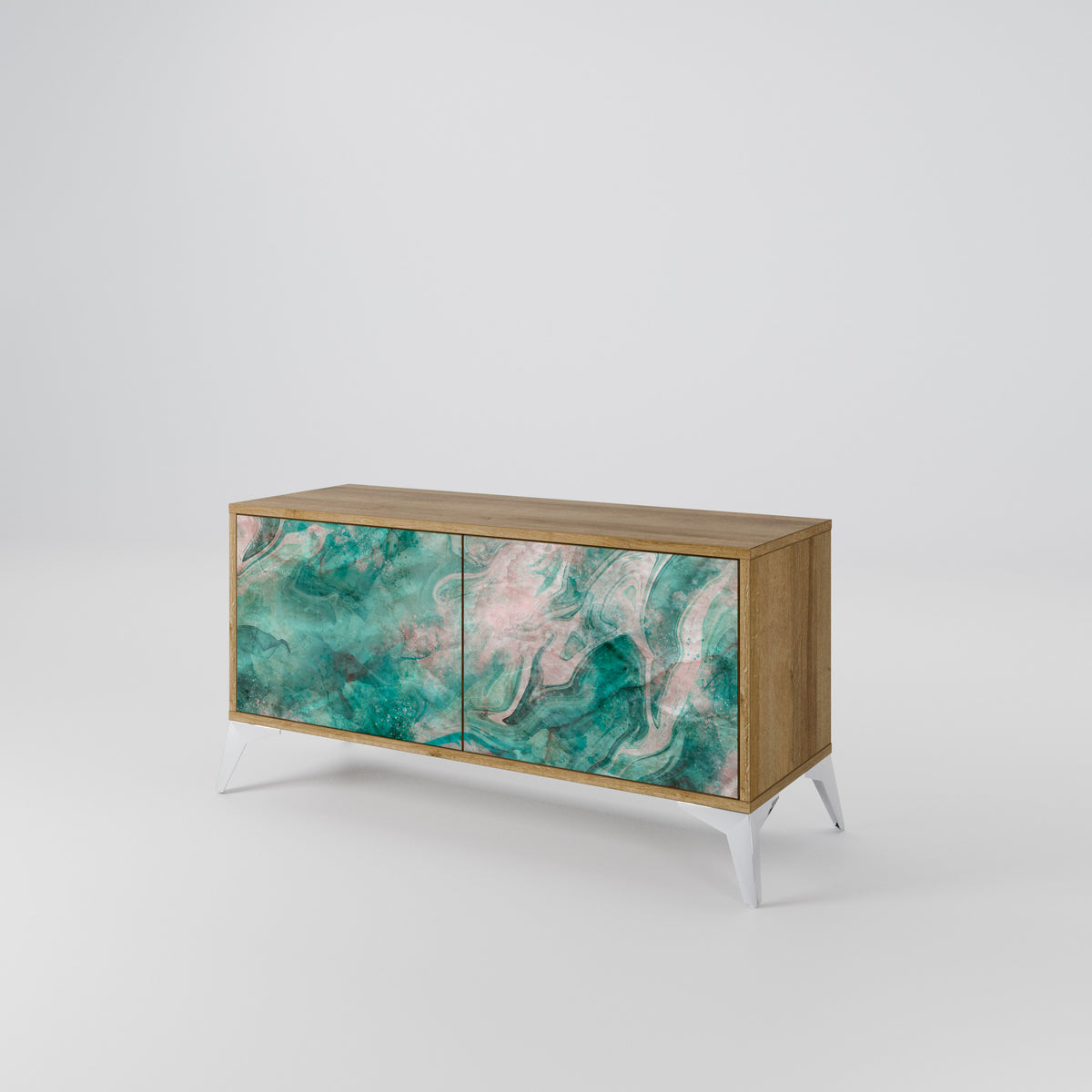 ABSTRACT ALCHEMY Mueble de TV Compacto de 2 puertas