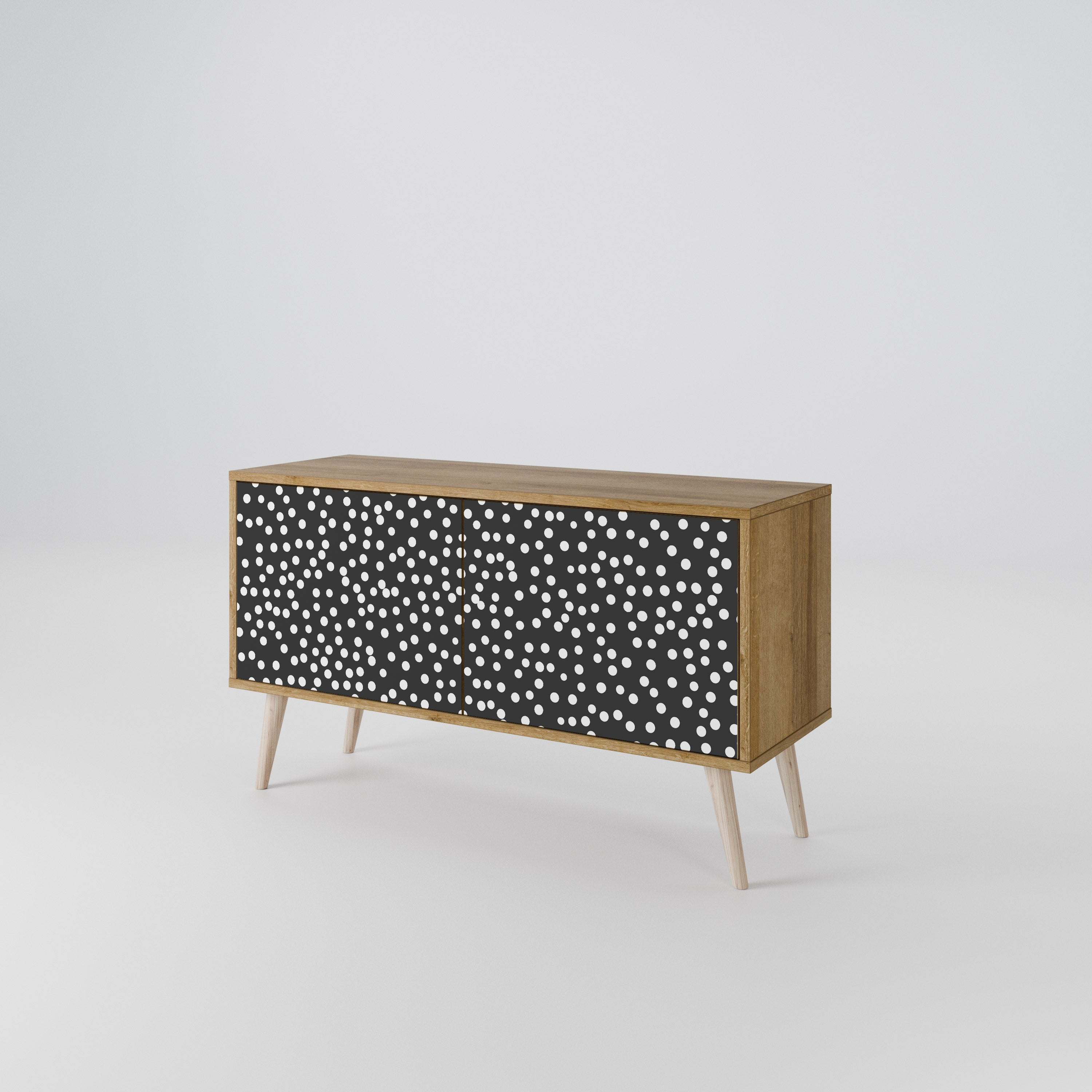 BLINDING LIGHTS Mueble de TV Compacto de 2 puertas