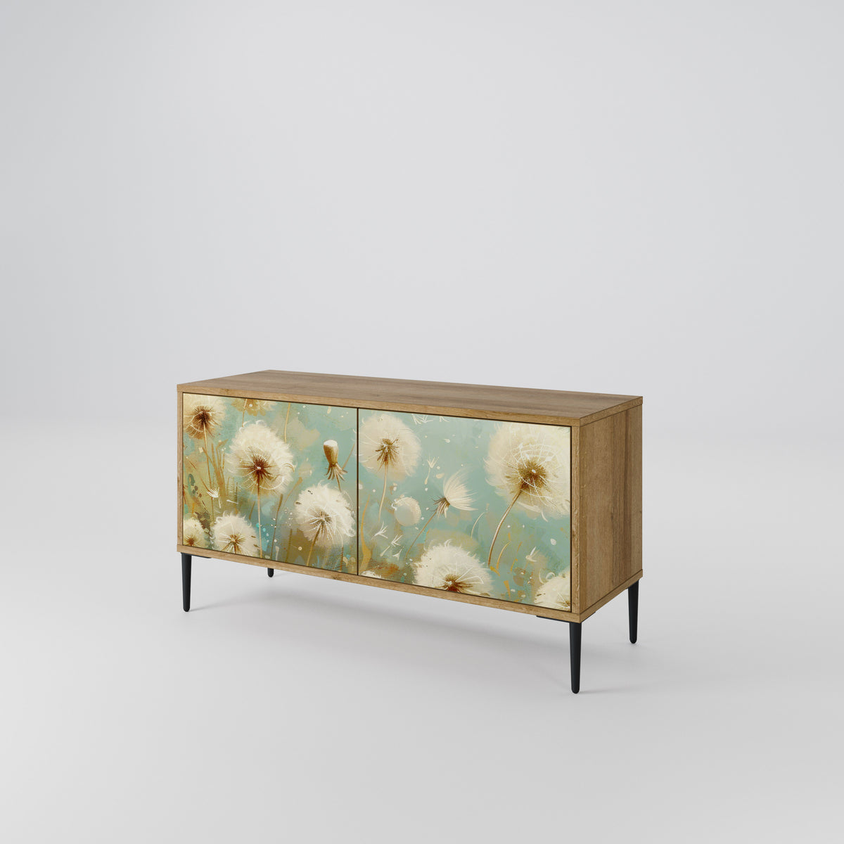 DREAMY MEADOW Mueble de TV Compacto de 2 puertas