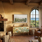 DREAMY MEADOW Mueble de TV Compacto de 2 puertas