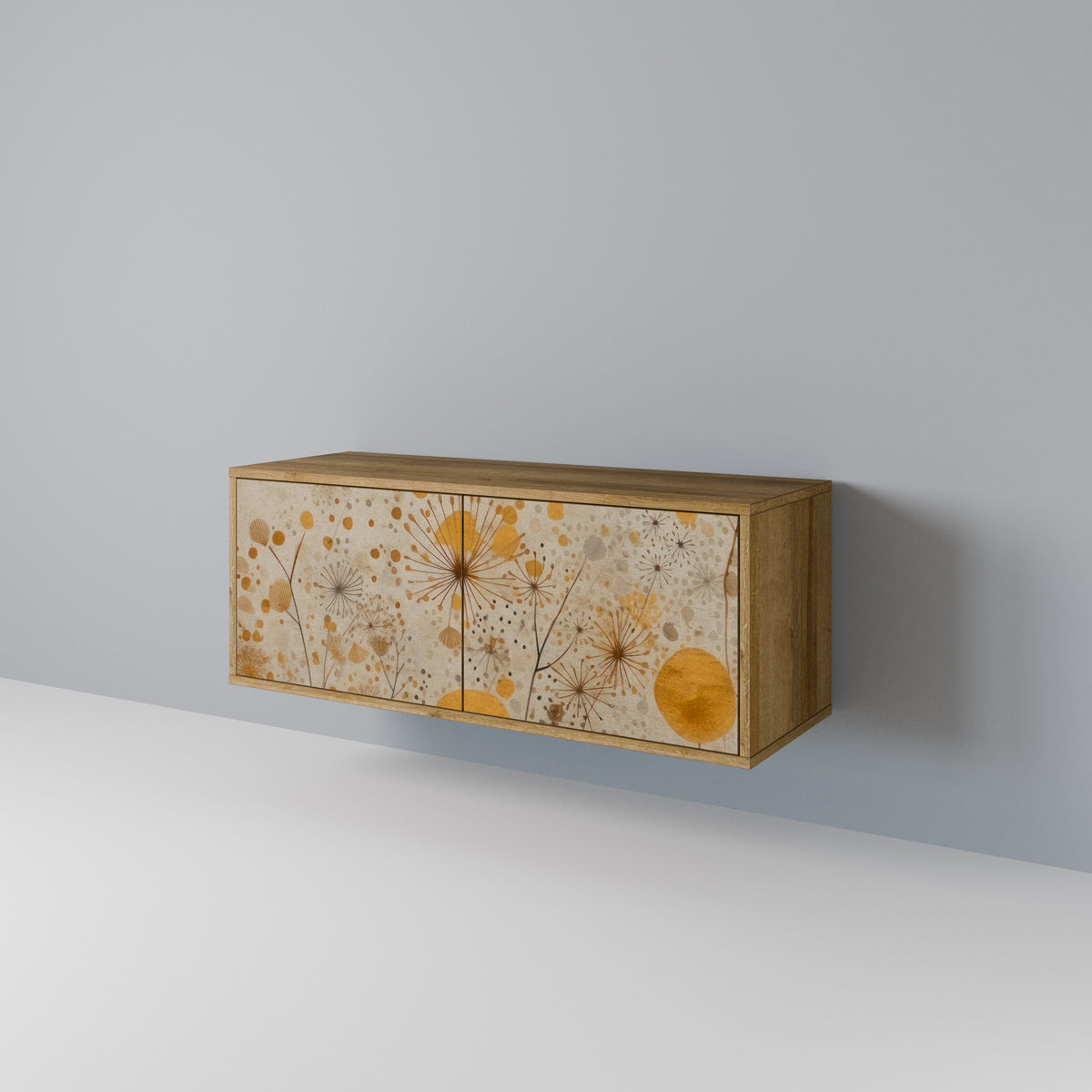 MORNING GLADE Mueble de TV Compacto de 2 puertas