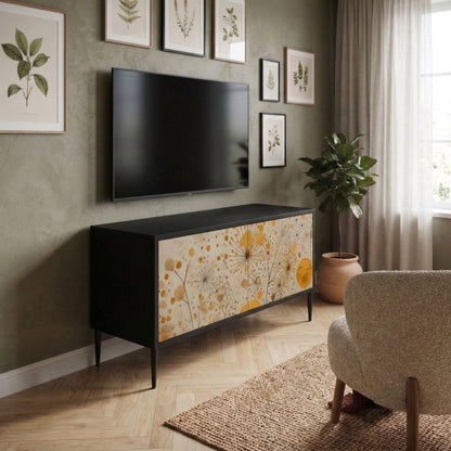 MORNING GLADE Mueble de TV Compacto de 2 puertas