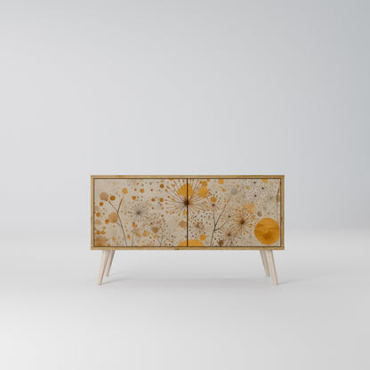 MORNING GLADE Mueble de TV Compacto de 2 puertas