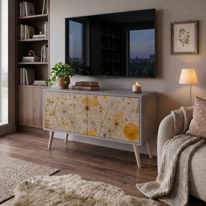 MORNING GLADE Mueble de TV Compacto de 2 puertas