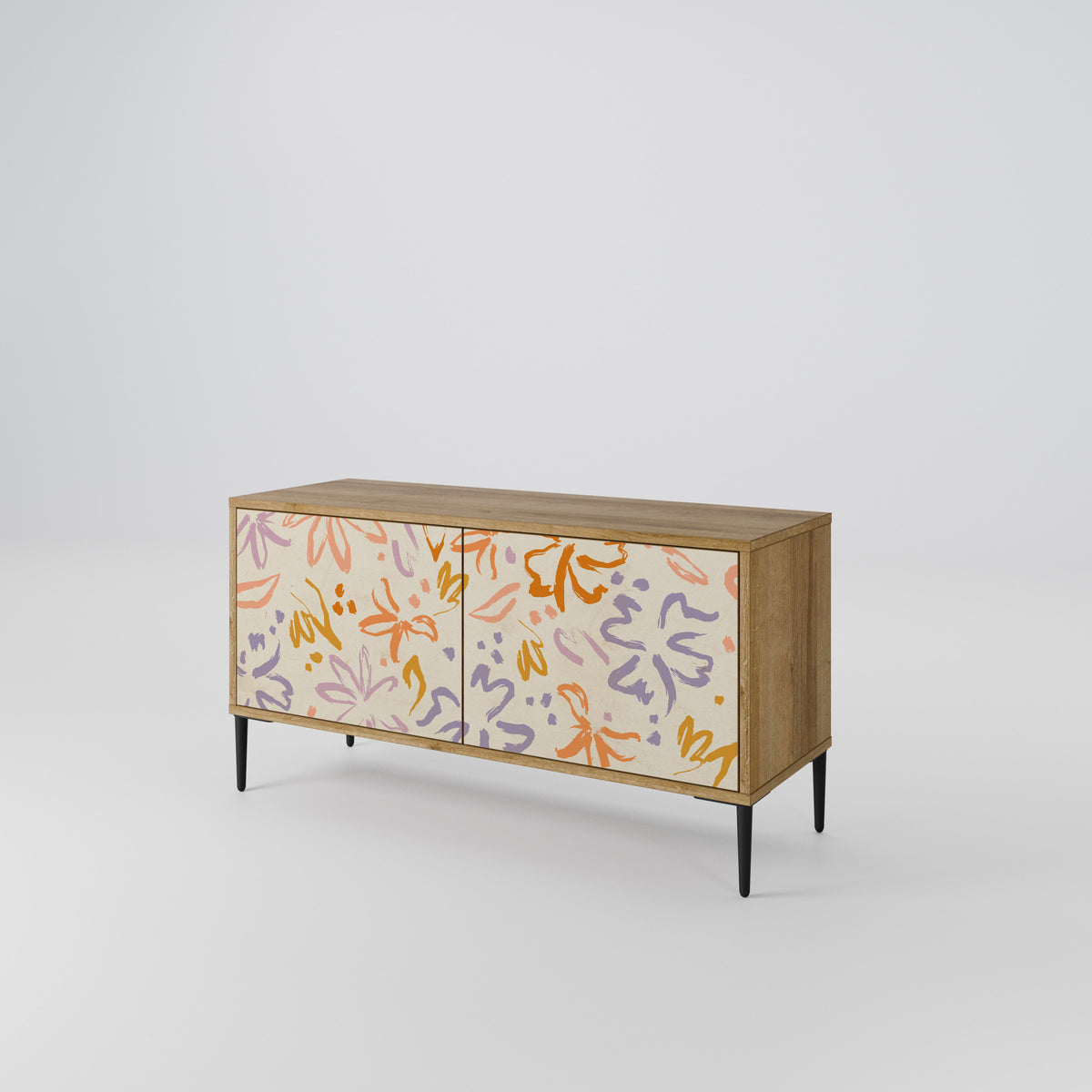 SPRING WHIMSY Mueble de TV Compacto de 2 puertas