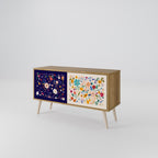 FLORAL COMBINATION Mueble de TV Compacto de 2 puertas