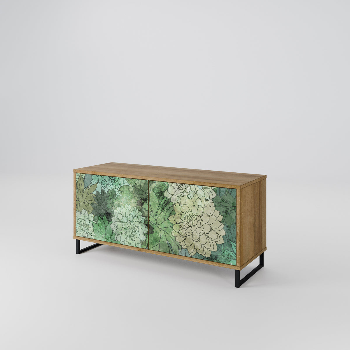 SUCCULENT CLUSTER Mueble de TV Compacto de 2 puertas