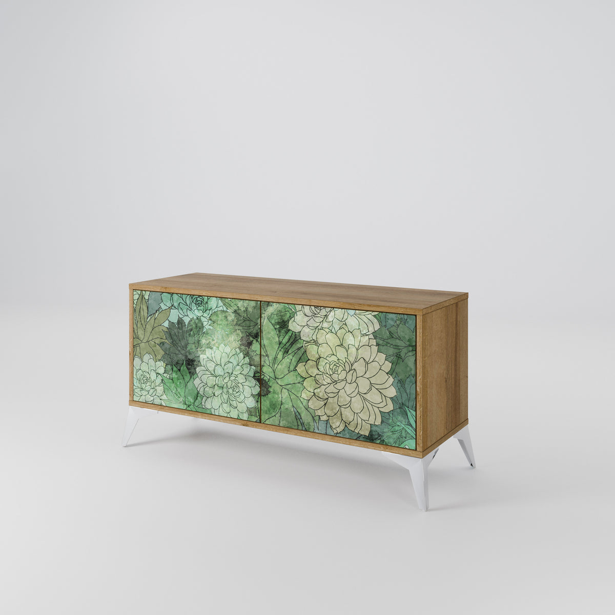 SUCCULENT CLUSTER Mueble de TV Compacto de 2 puertas