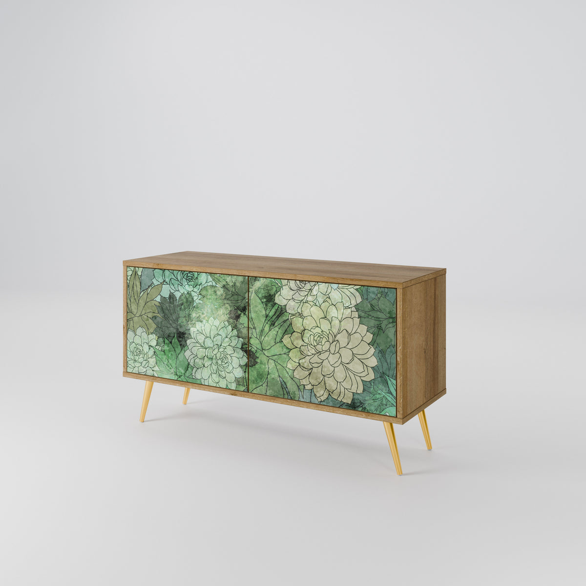 SUCCULENT CLUSTER Mueble de TV Compacto de 2 puertas