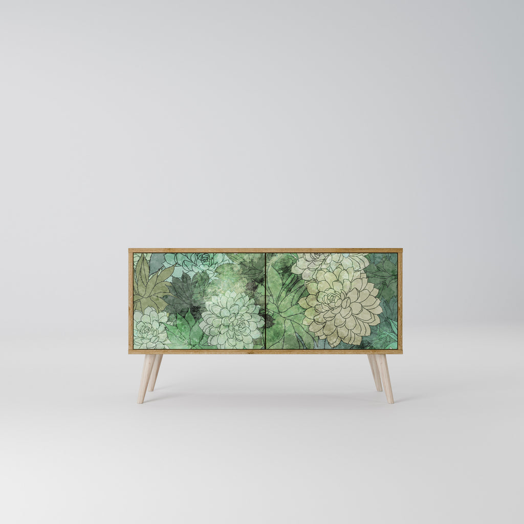 SUCCULENT CLUSTER Mueble de TV Compacto de 2 puertas