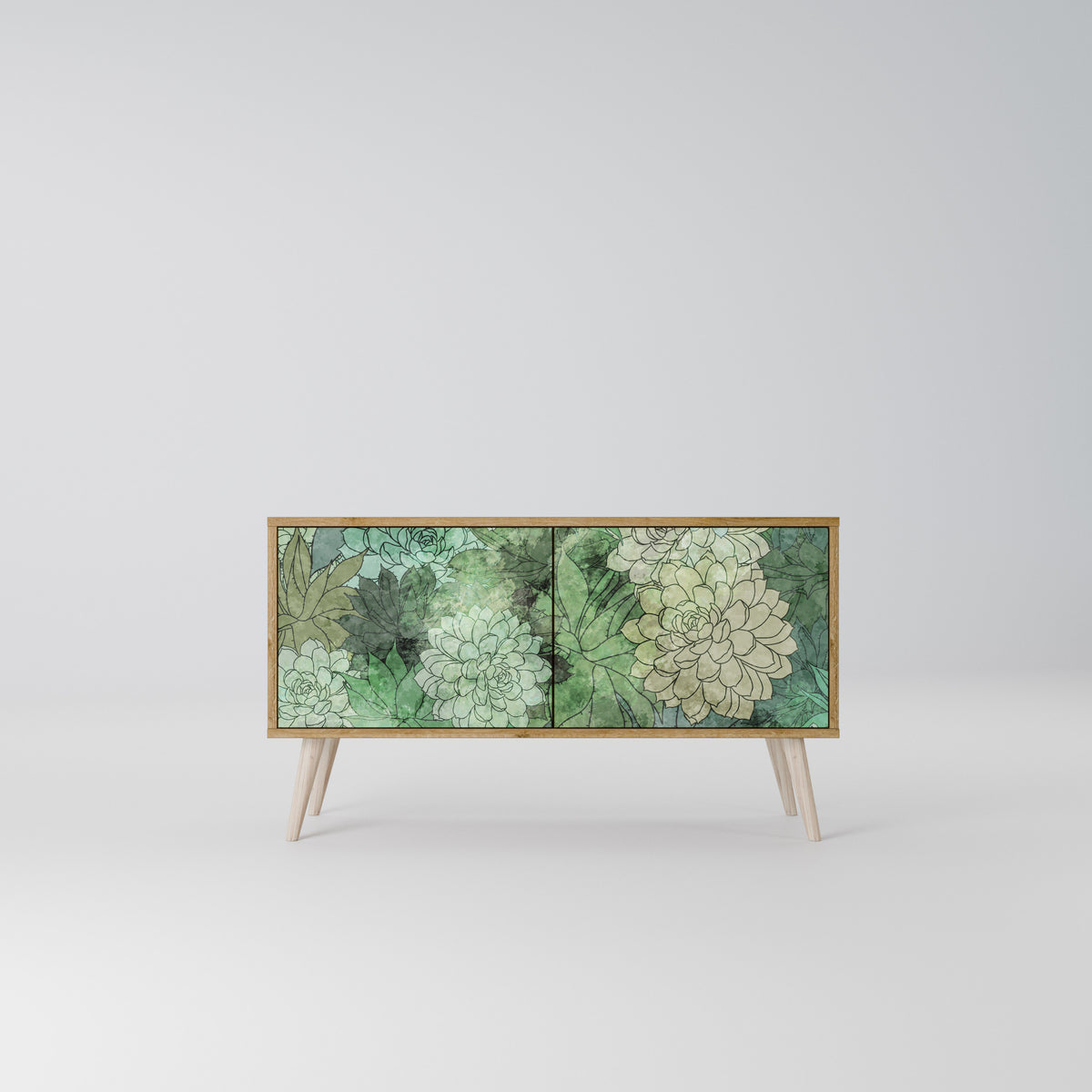 SUCCULENT CLUSTER Mueble de TV Compacto de 2 puertas