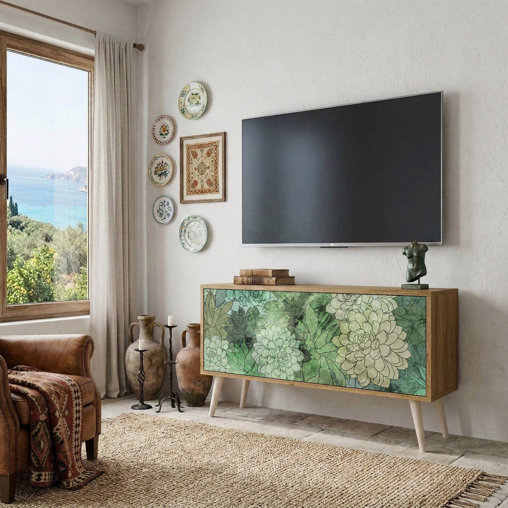 SUCCULENT CLUSTER Mueble de TV Compacto de 2 puertas