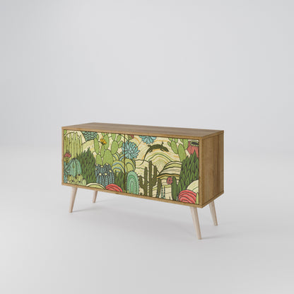 SUCCULENTS KALEIDOSCOPE Mueble de TV Compacto de 2 puertas